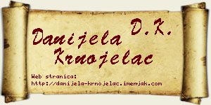 Danijela Krnojelac vizit kartica